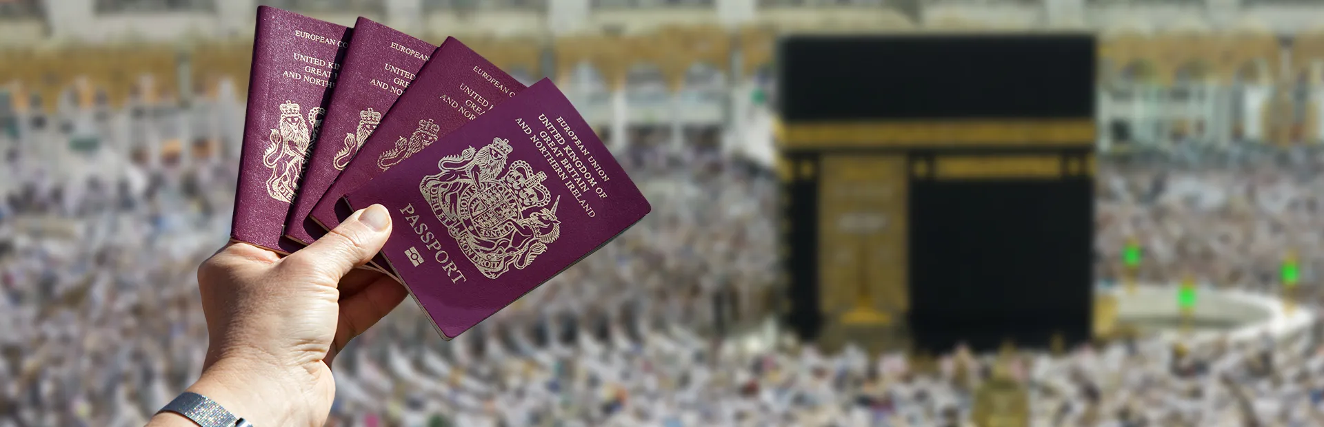 Umrah Visa Services Banner - Ilham Travel